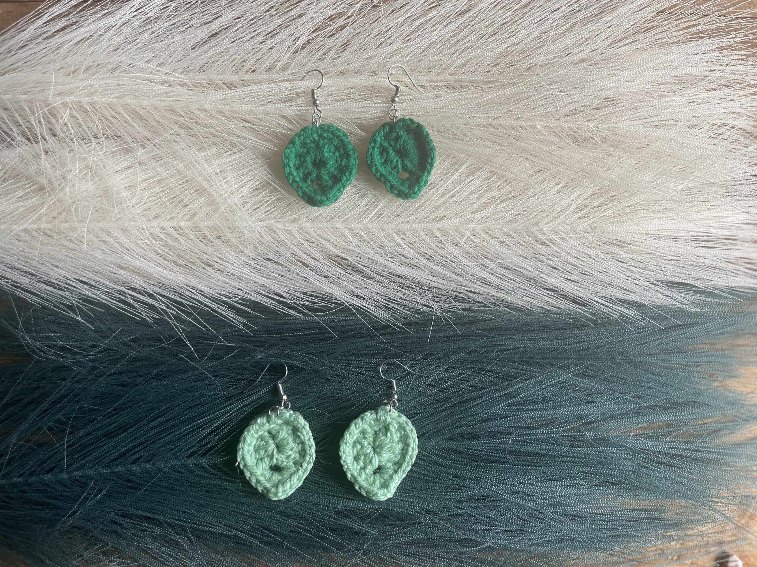 Boucles d'oreilles feuilles