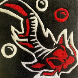 Tufting : Carpe koï